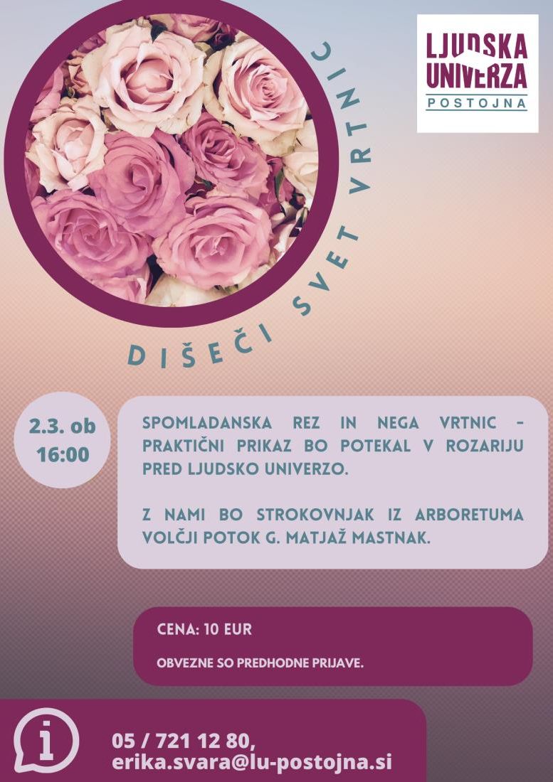 Dišeči svet vrtnic